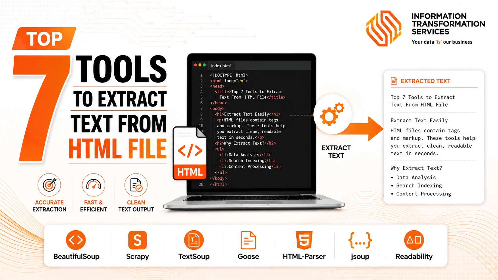 Top 7 Tools To Extract Text From HTML File