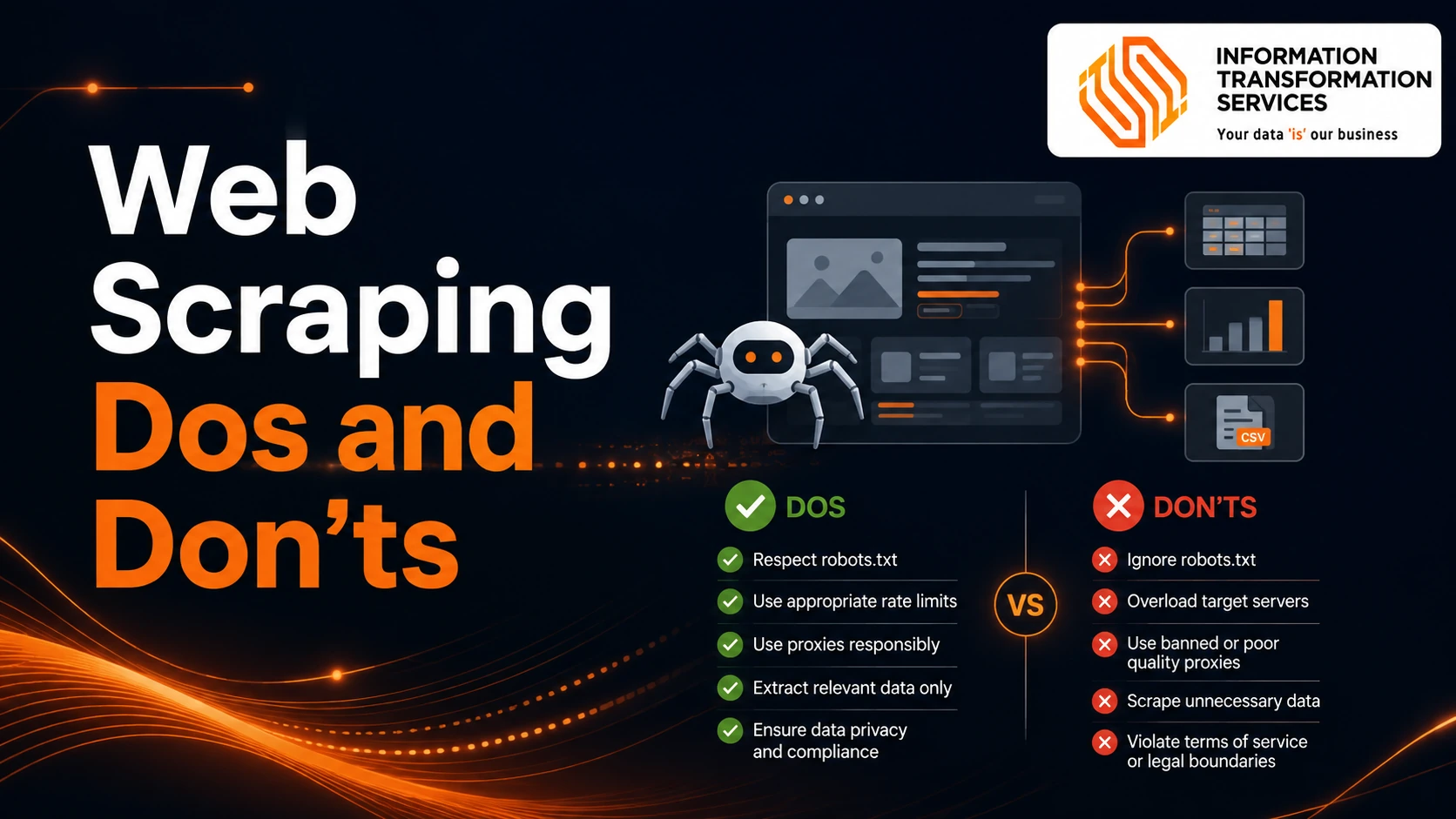 Web Scraping Dos and Don’ts