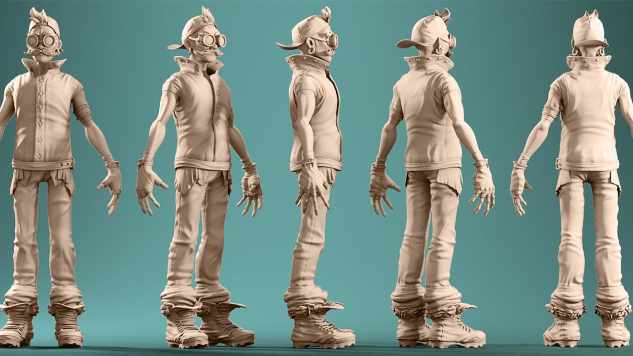 3d character references 3d modelling