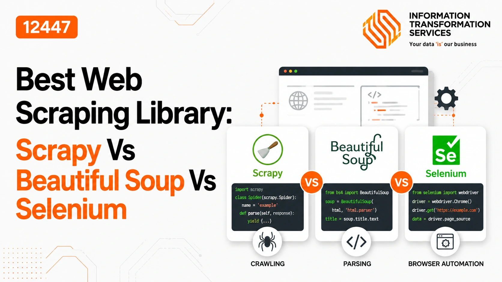 Best Web Scraping Library: Scrapy Vs Beautiful Soup Vs Selenium