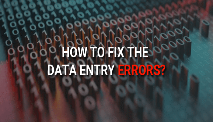 Typical Errors That Can Occur During Data Entry and Ways to Fix Them