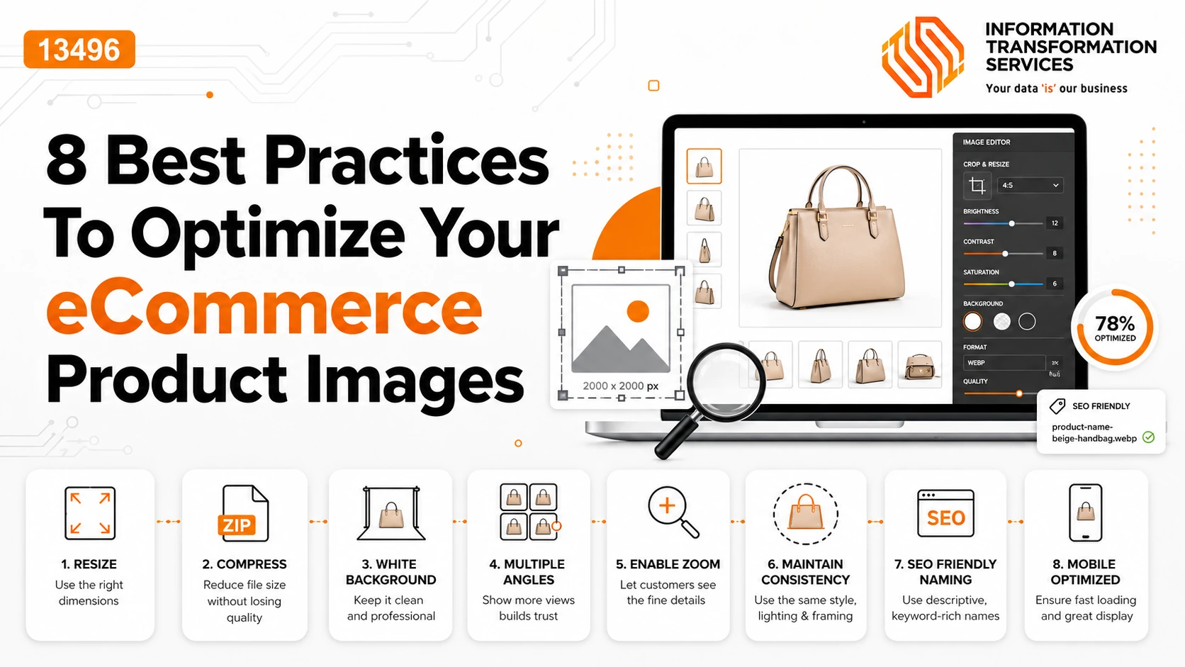 8 Best Practices To Optimize Your eCommerce product Images