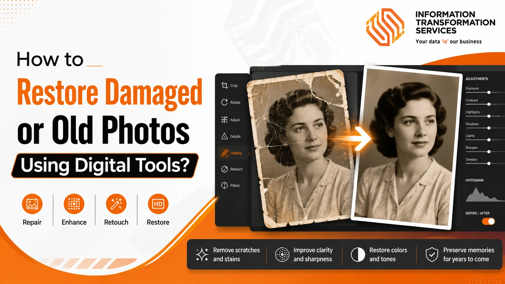 How to Restore Damaged or Old Photos Using Digital Tools?