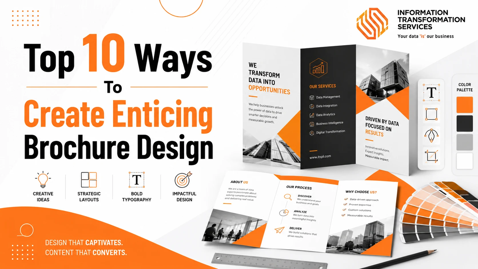 Top 10 Ways To Create Enticing Brochure Design