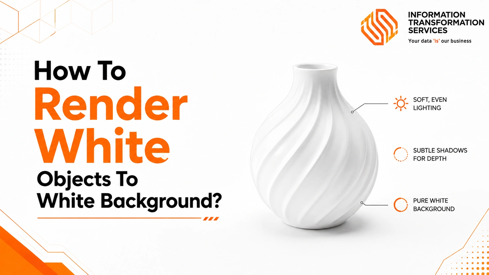 How To Render White Objects To White Background?