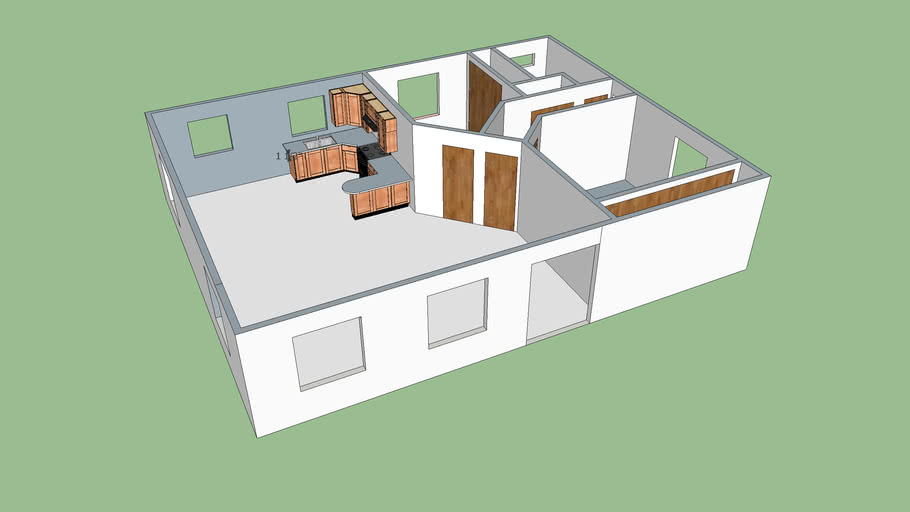 3D floor plan | 3D Warehouse