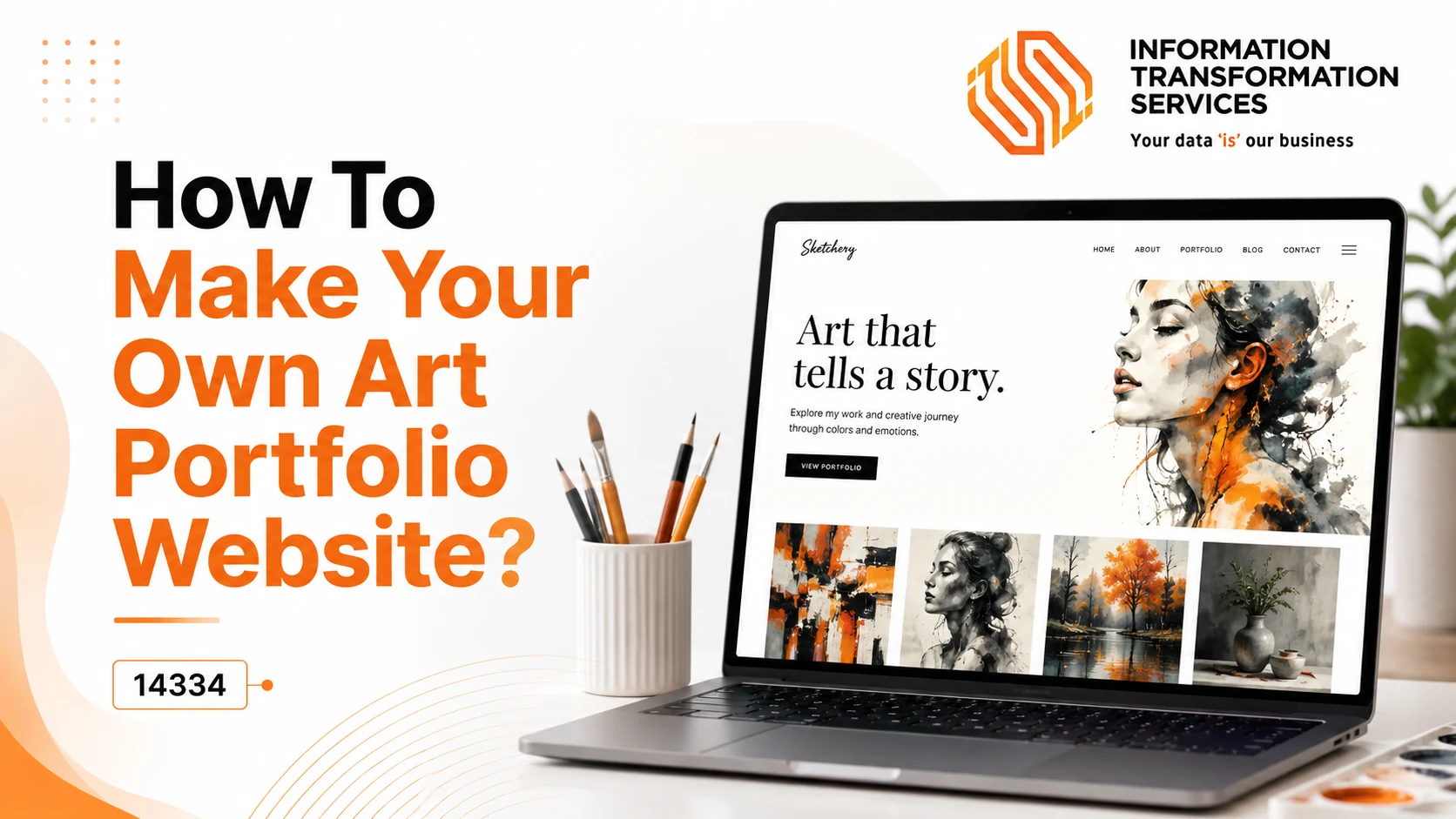 How To Make Your Own Art Portfolio Website?