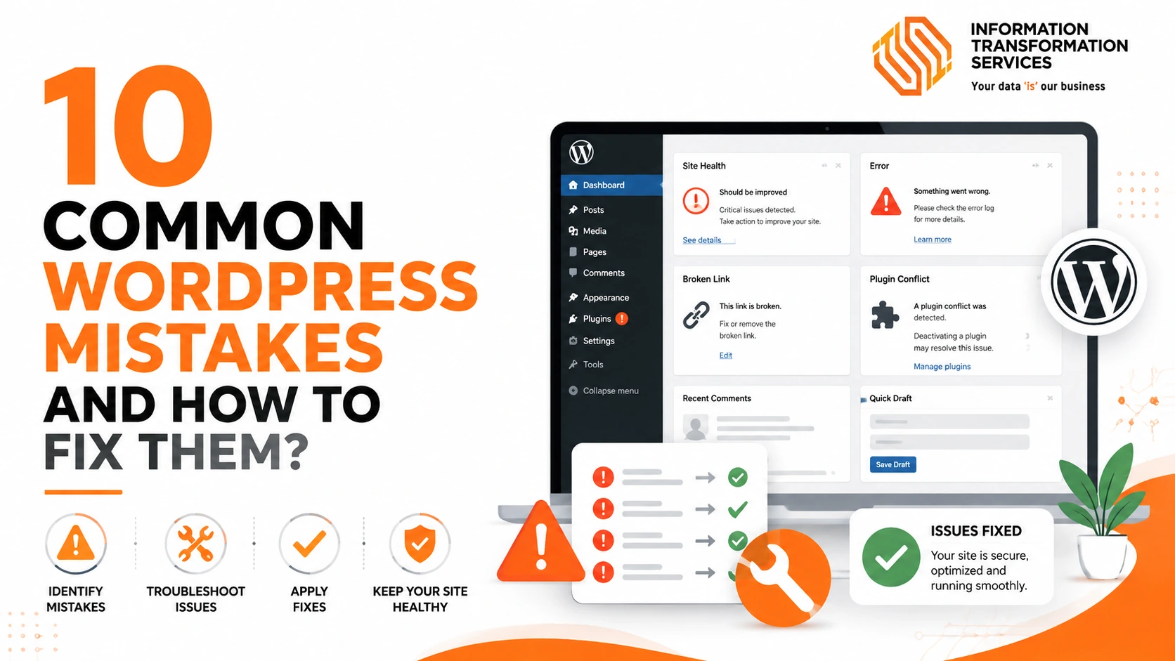 10 Common WordPress Mistakes And How To Fix Them?