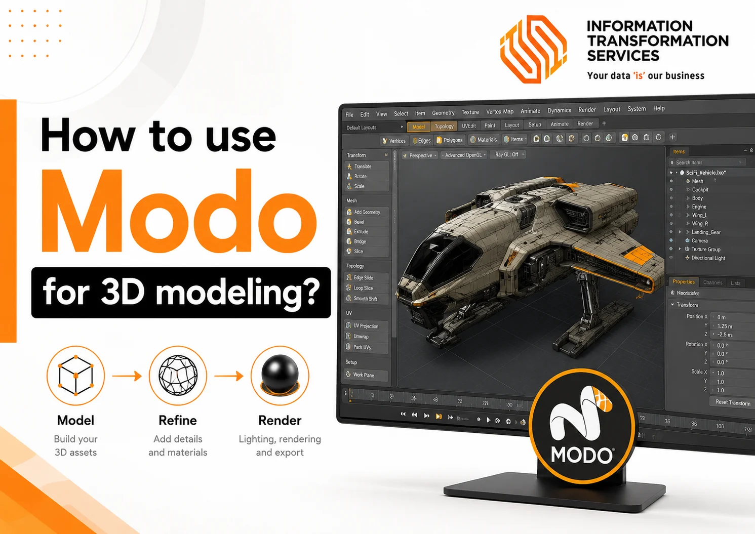 How to use Modo for 3D modeling?