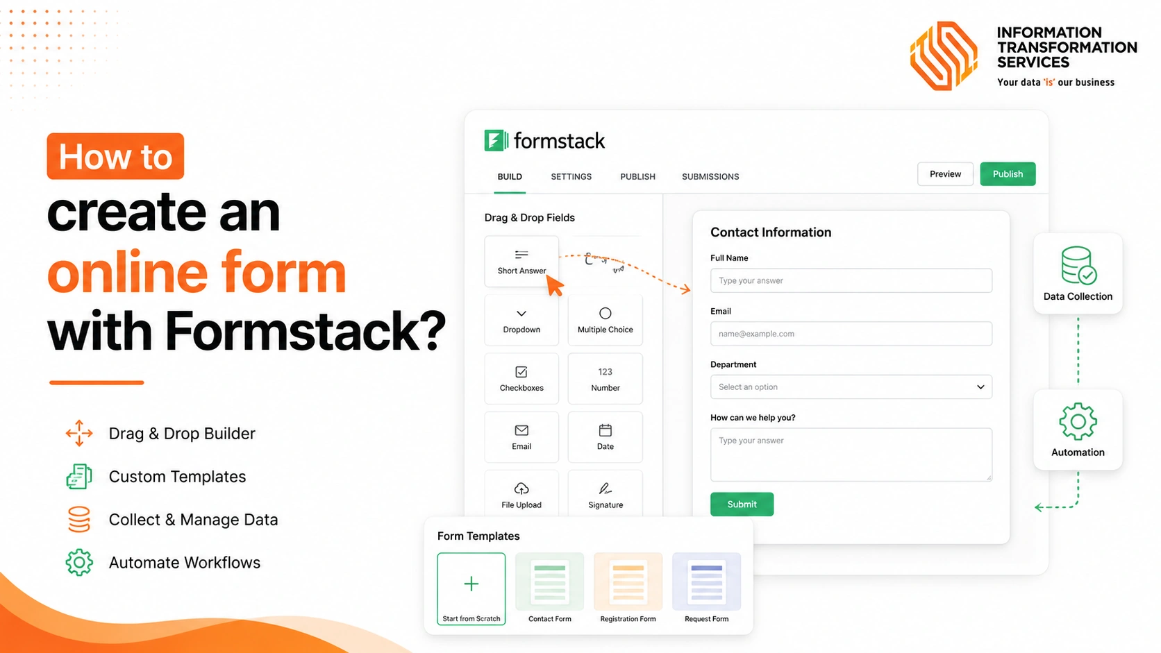 How to create an online form with Formstack?