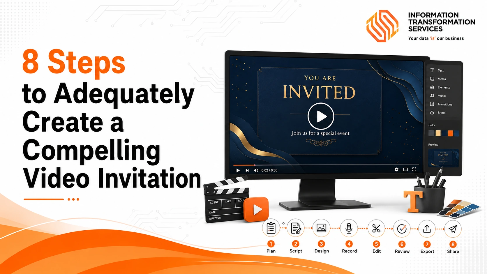 8 Steps to Adequately Create a Compelling Video Invitation