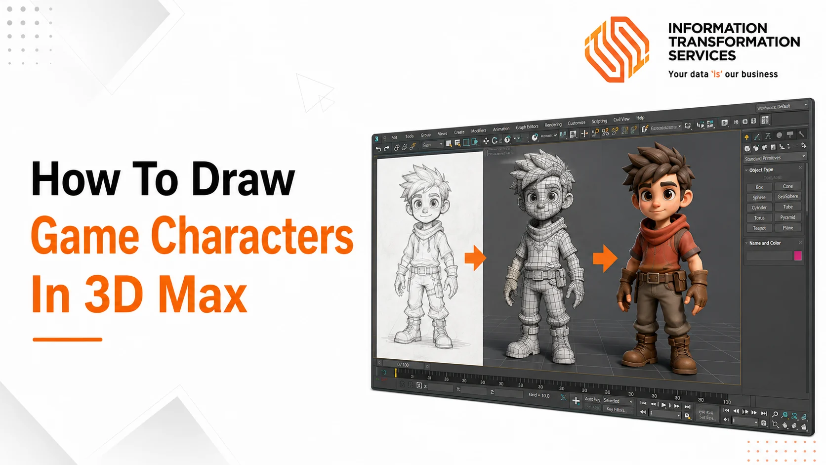 How To Draw Game Characters In 3D Max