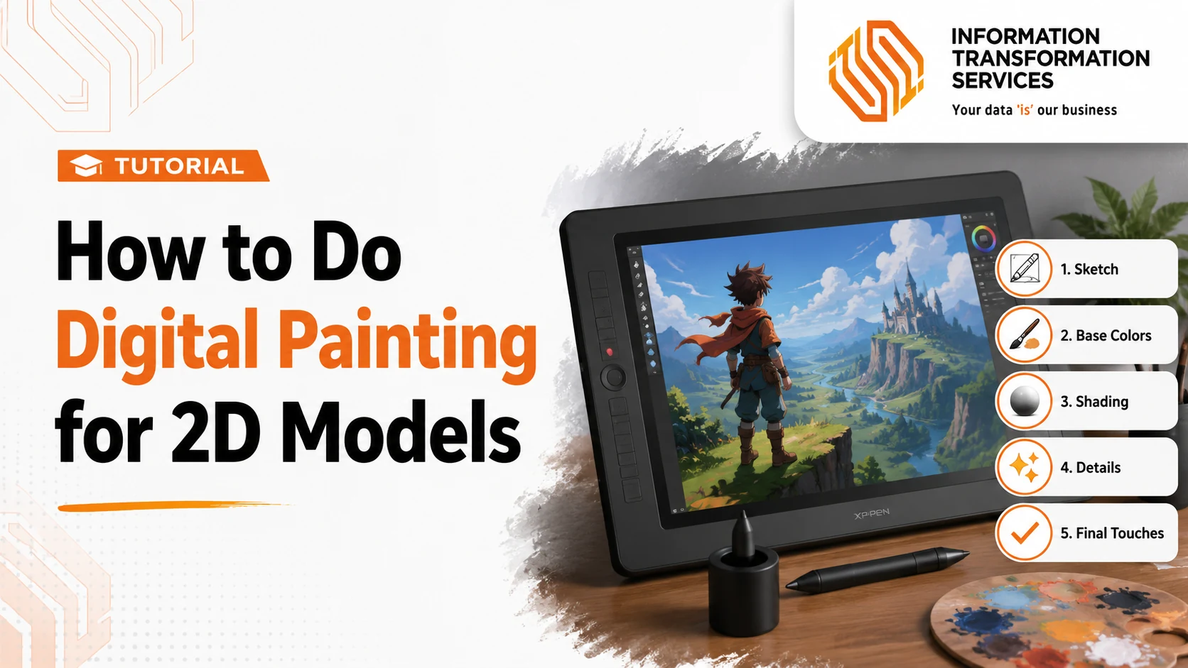 How To Do Digital Painting For 2D Models
