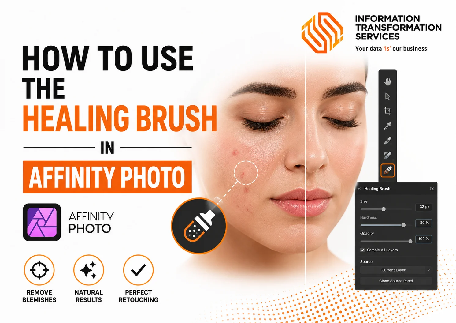 How To Use The Healing Brush In Affinity Photo
