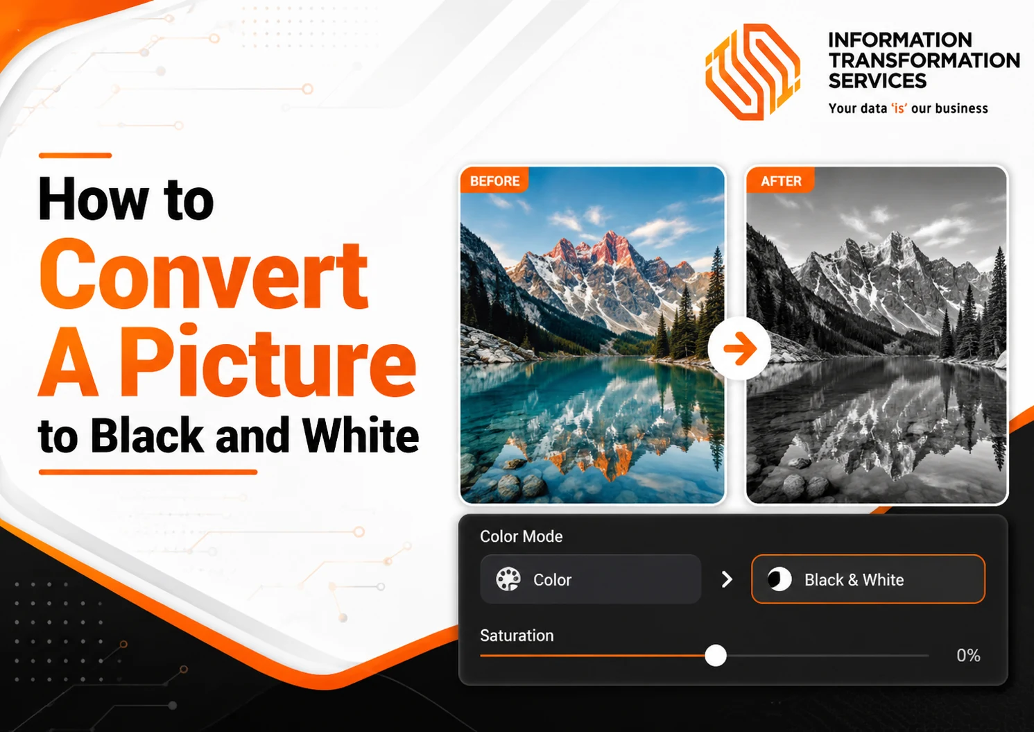 How to Convert A Picture to Black and White