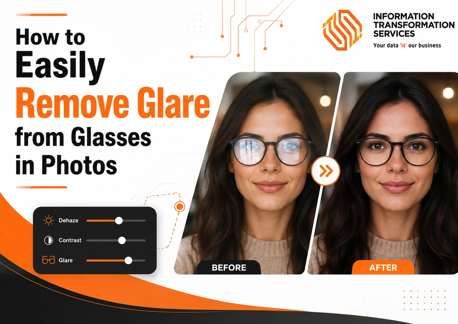 How to Easily Remove Glare from Glasses in Photos