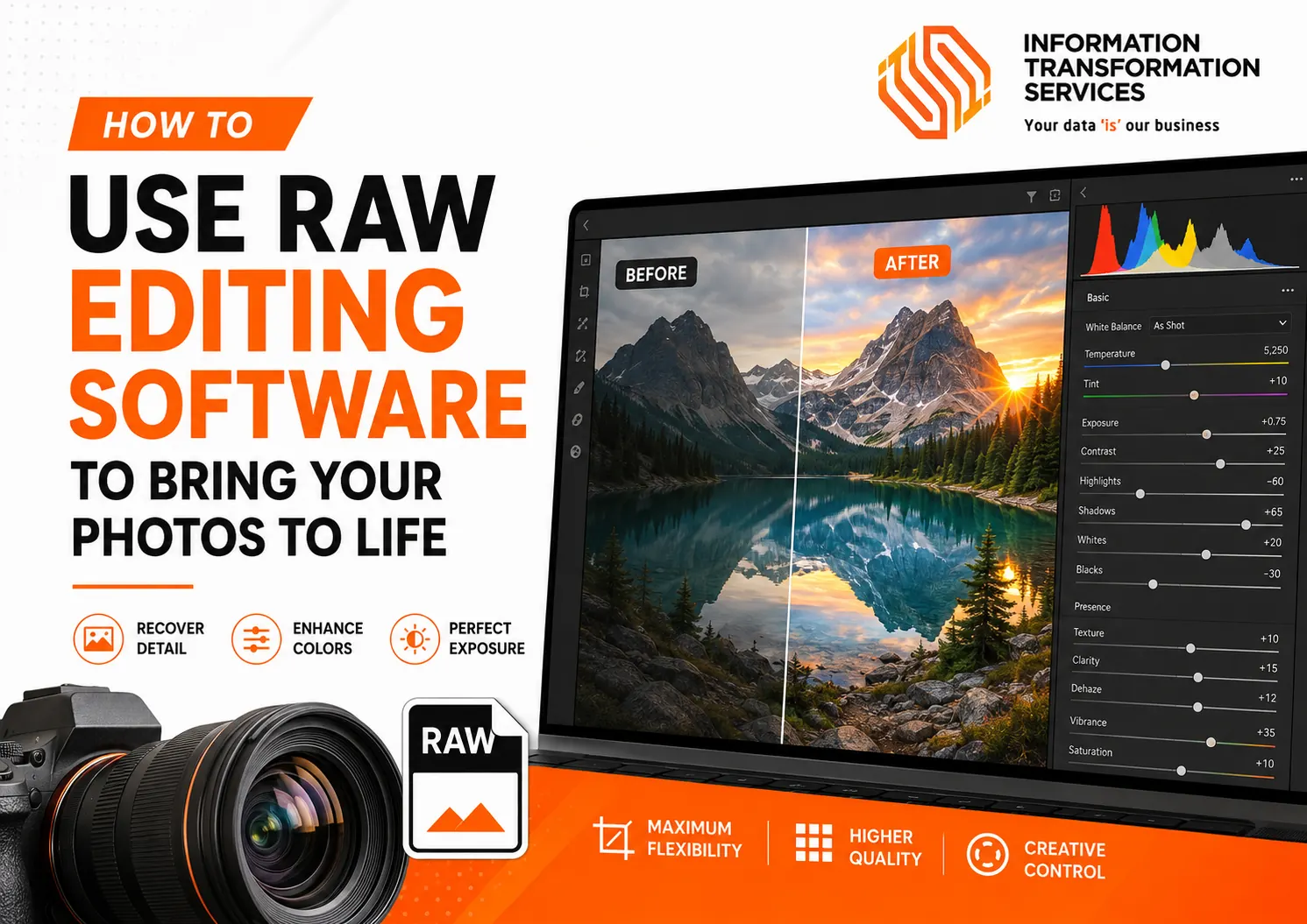How to Use Raw Editing Software to Bring Your Photos to Life