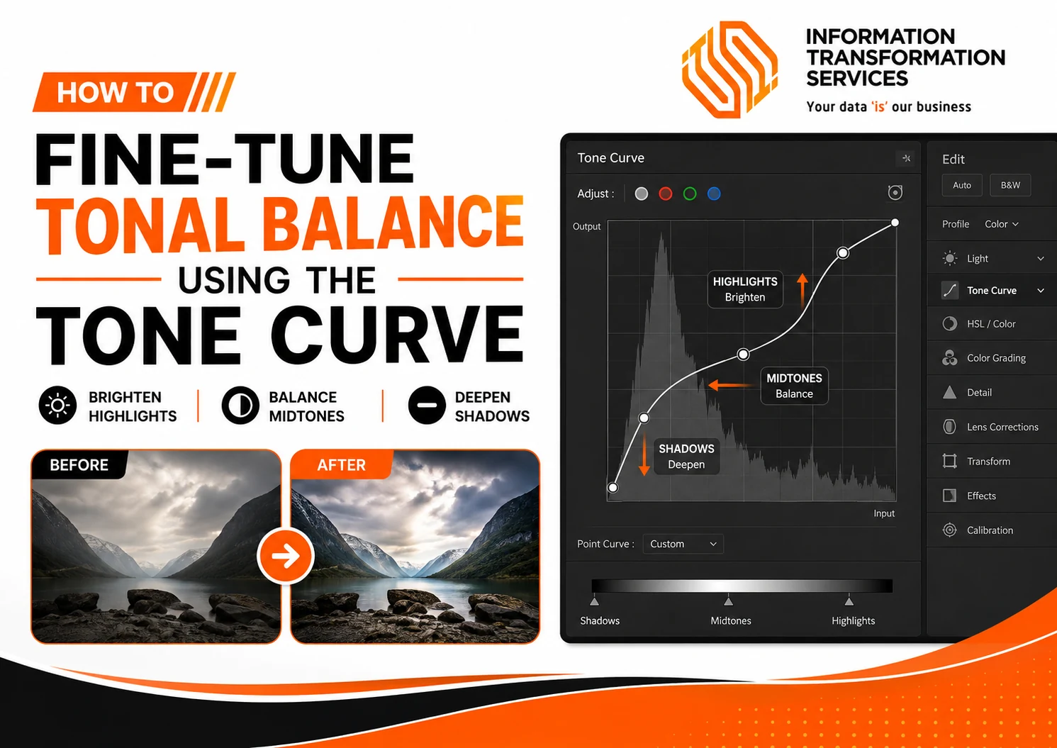 How to Fine-Tune Tonal Balance Using the Tone Curve