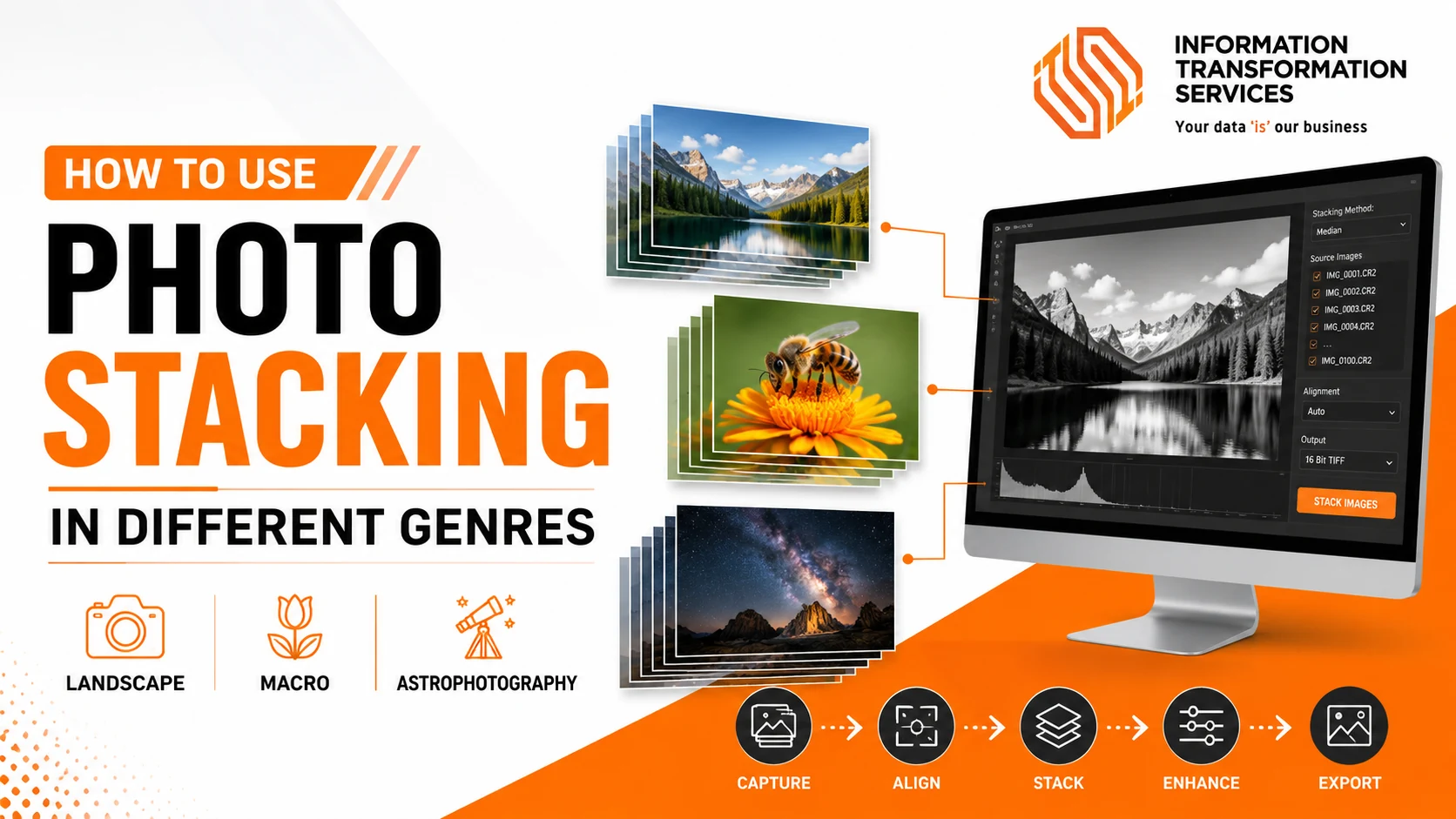 How to Use Photo Stacking in Different Genres