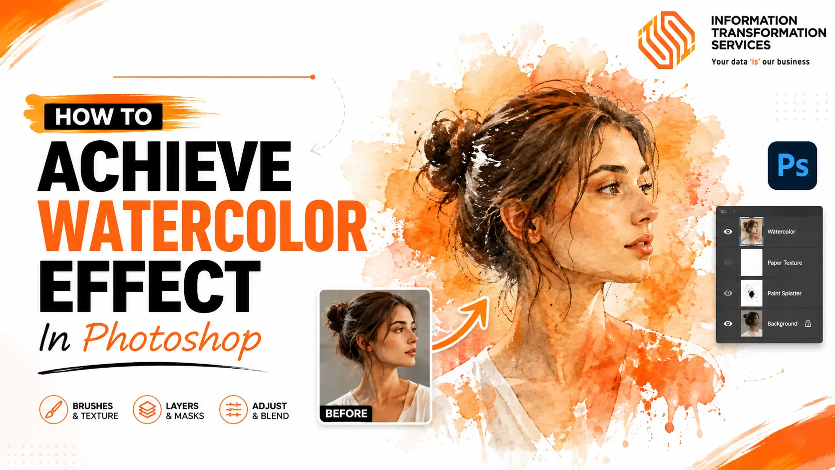 How To Achieve Watercolor Effect In Photoshop