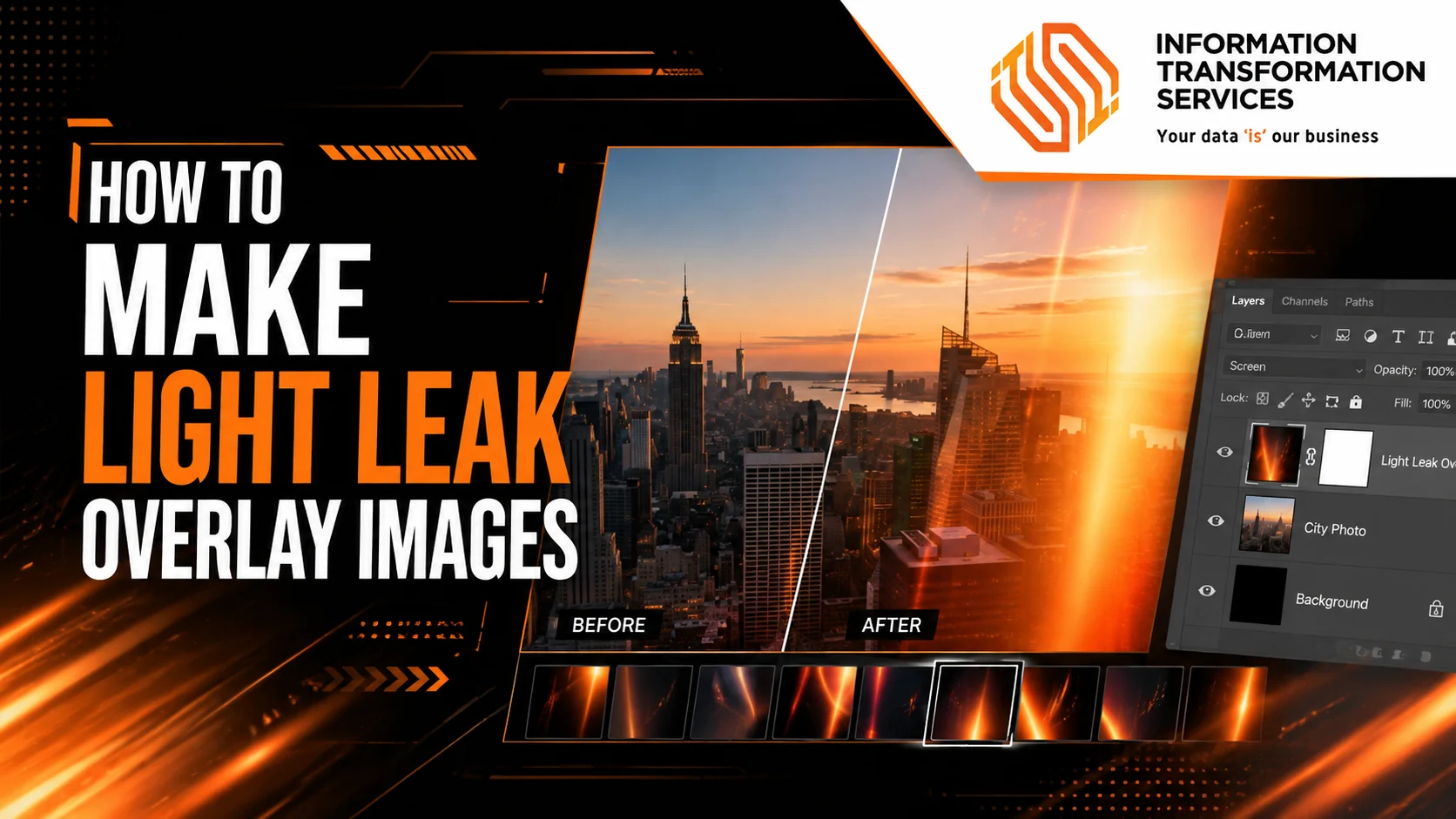 How To Make Light Leak Overlay Images