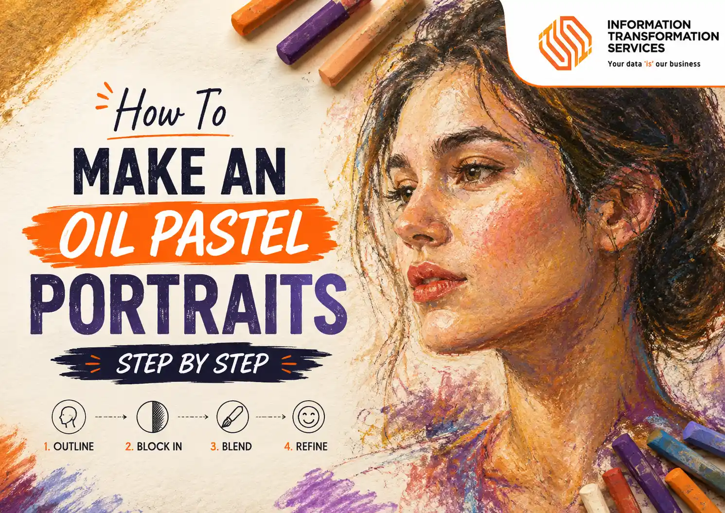 How To Make An Oil Pastel Portraits Step By Step