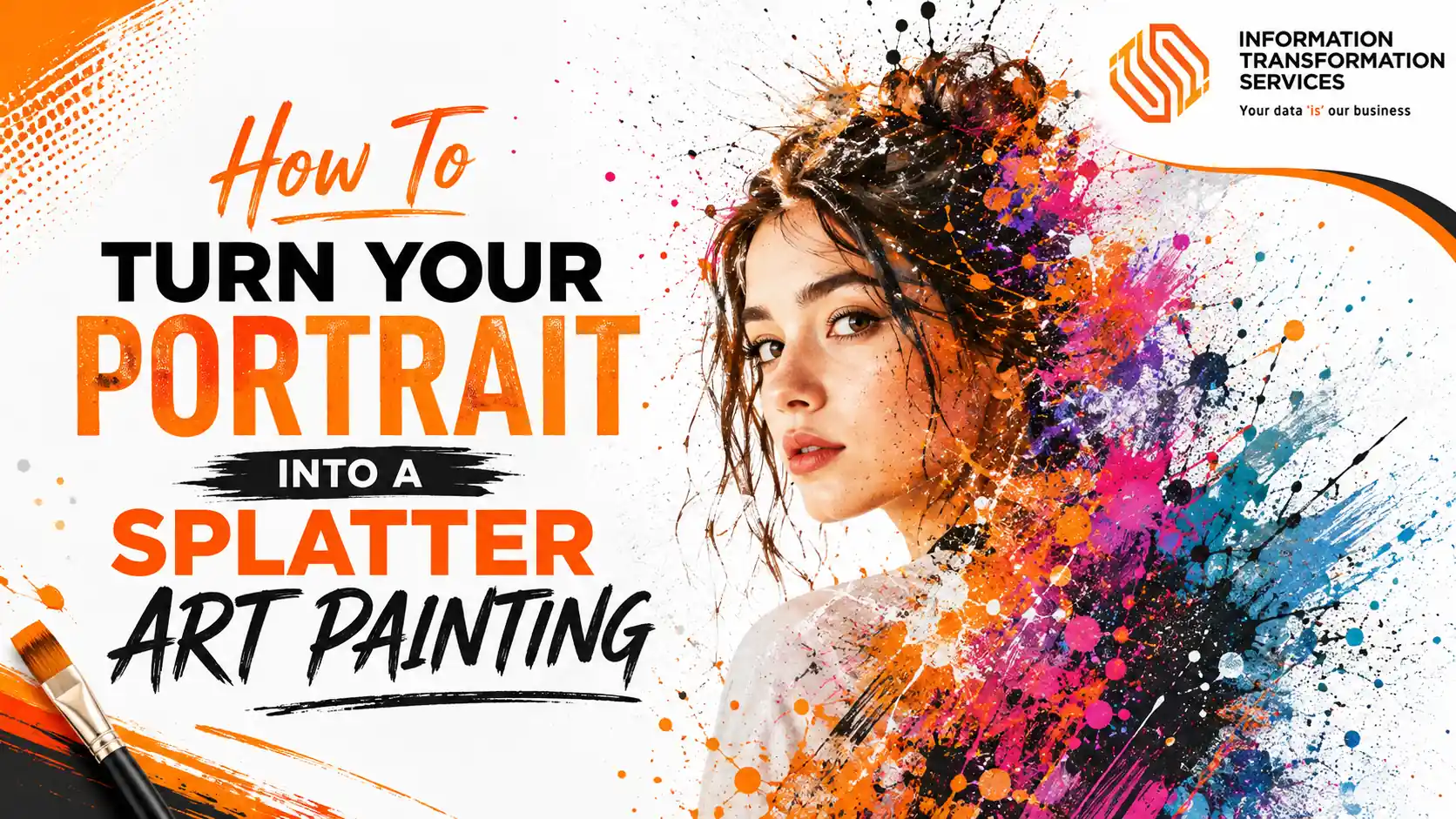How To Turn Your Portrait Into A Splatter Art Painting