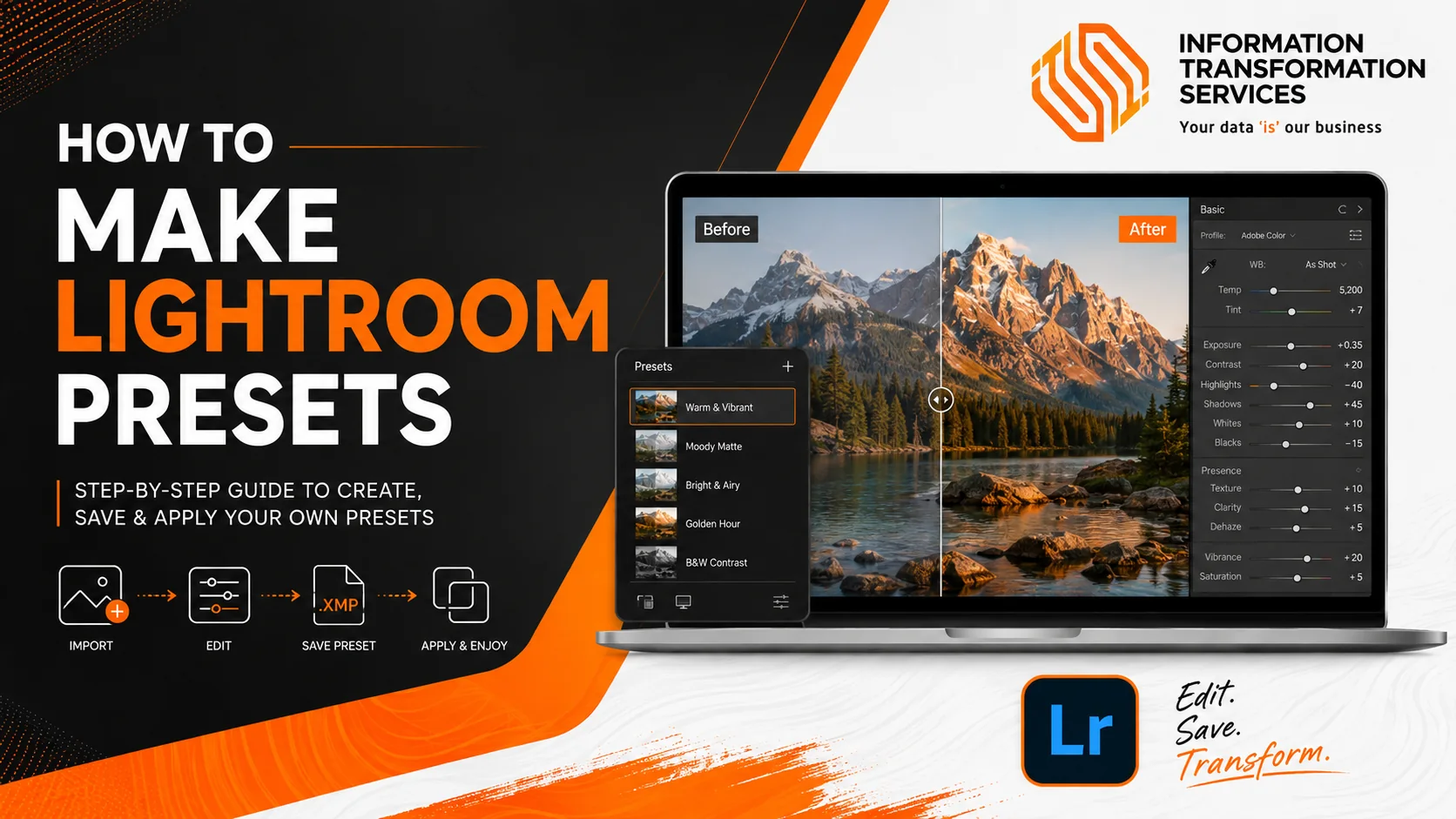 How To Make Lightroom Presets
