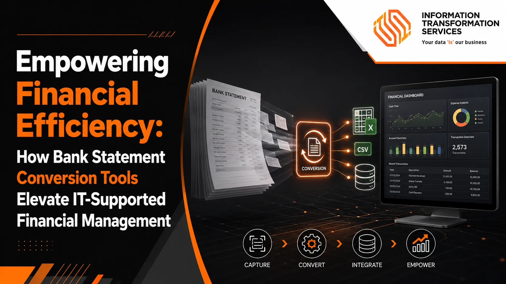 Empowering Financial Efficiency: How Bank Statement Conversion Tools Elevate IT-Supported Financial Management