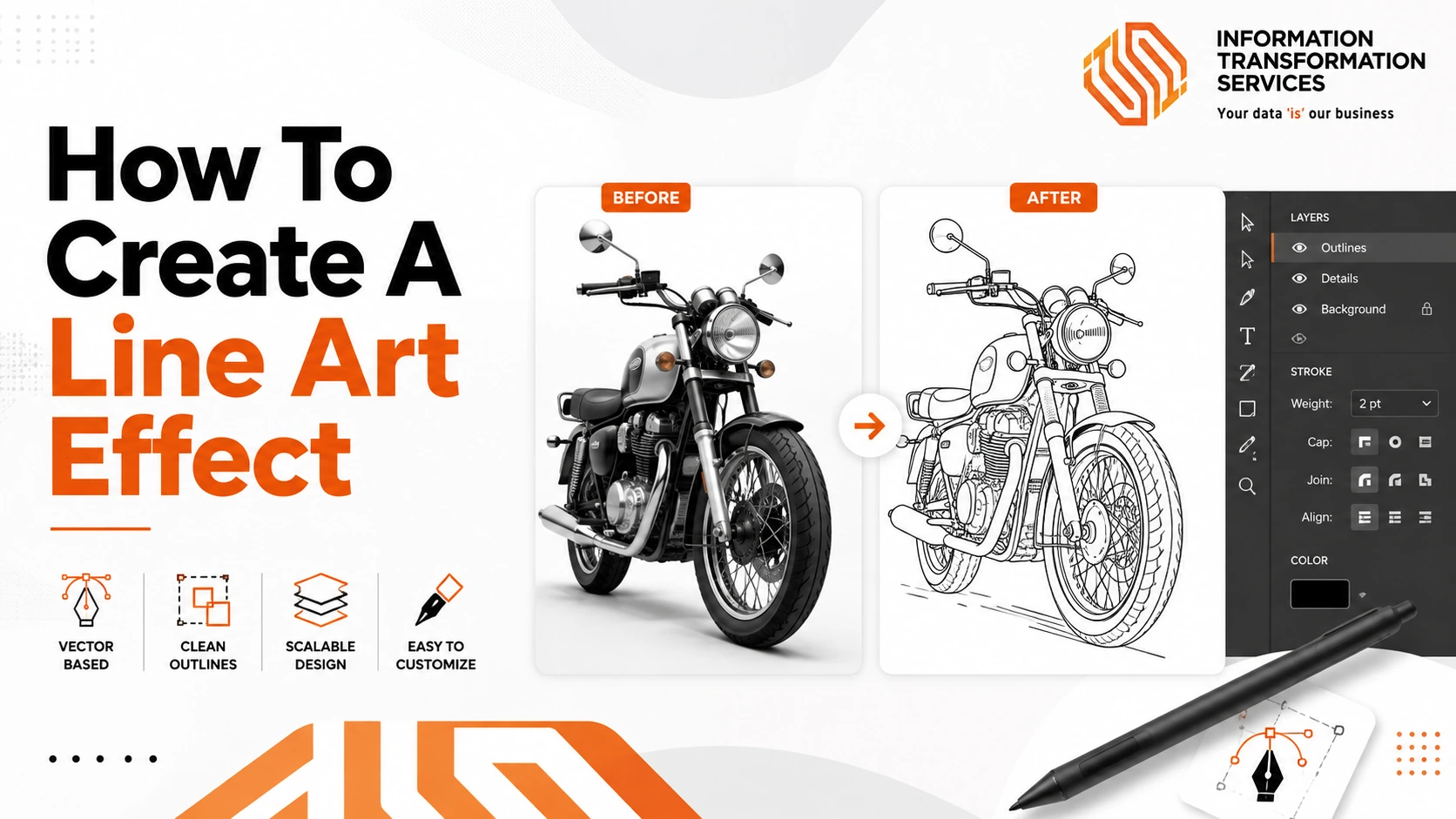How To Create A Line Art Effect