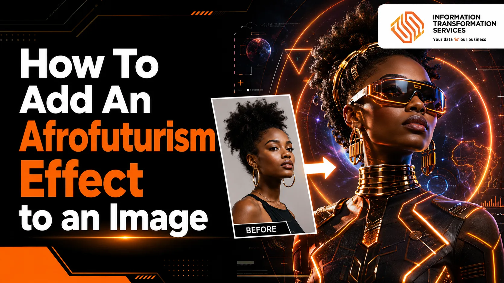 How To Add An Afrofuturism Effect to an Image