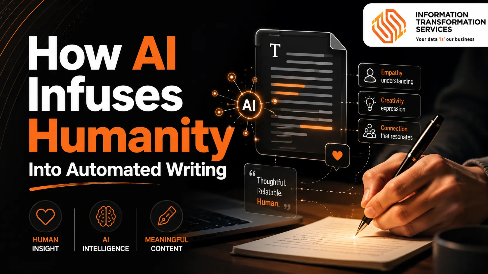 How AI Infuses Humanity Into Automated Writing