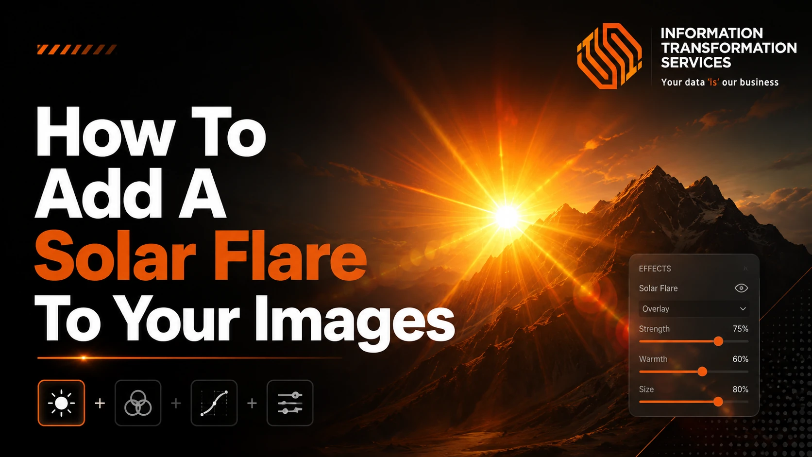 How To Add A Solar Flare To Your Images