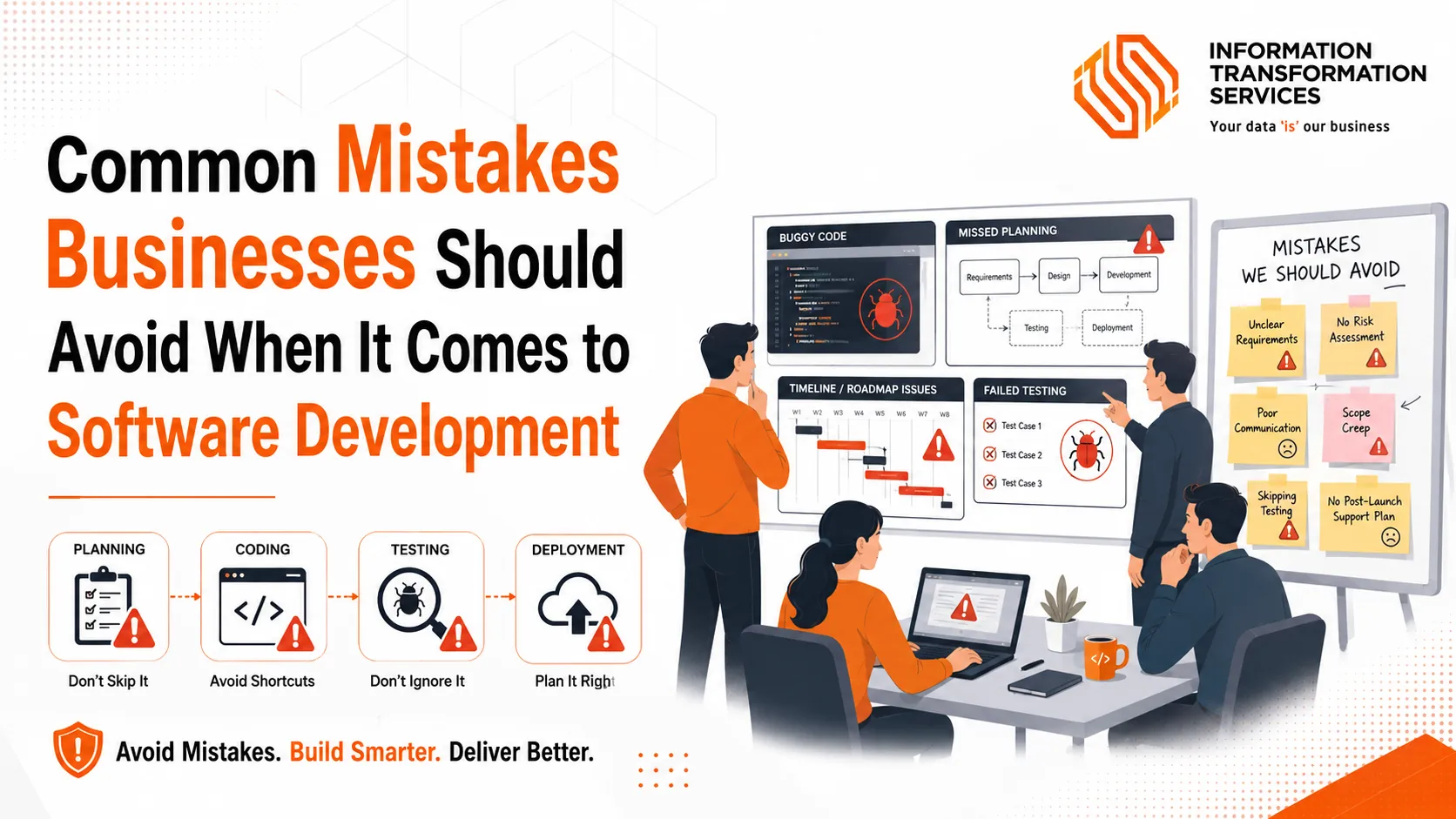 Common Mistakes Businesses Should Avoid When It Comes to Software Development