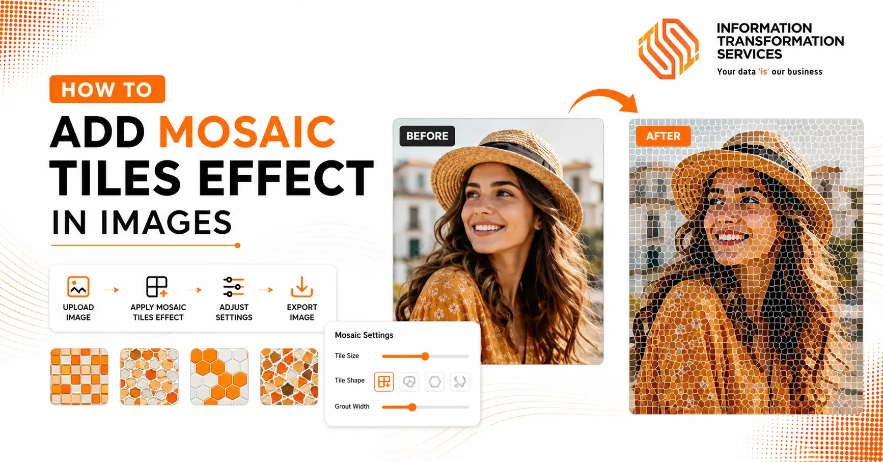How To Add Mosaic Tiles Effect In Images