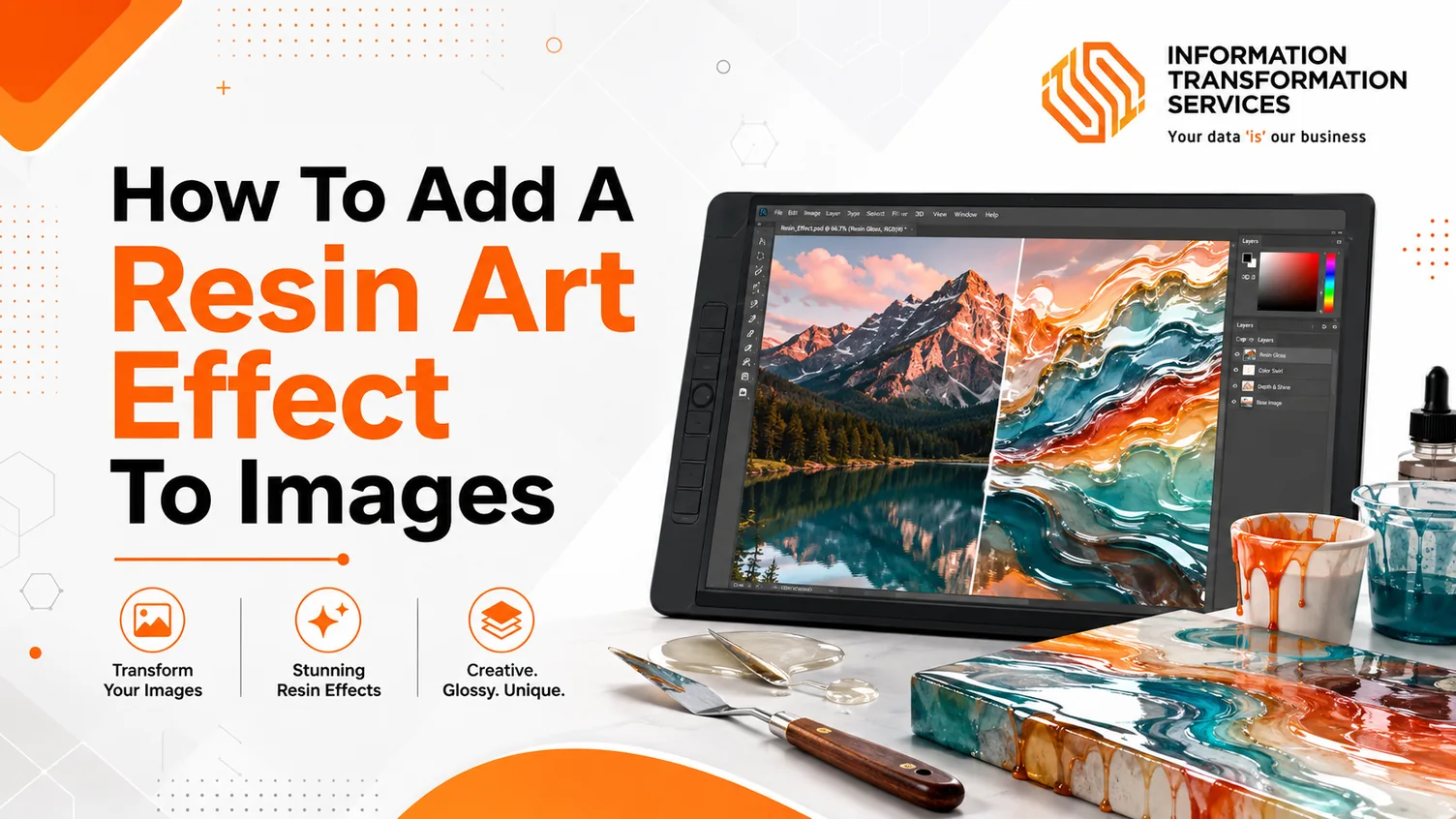 How To Add A Resin Art Effect To Images