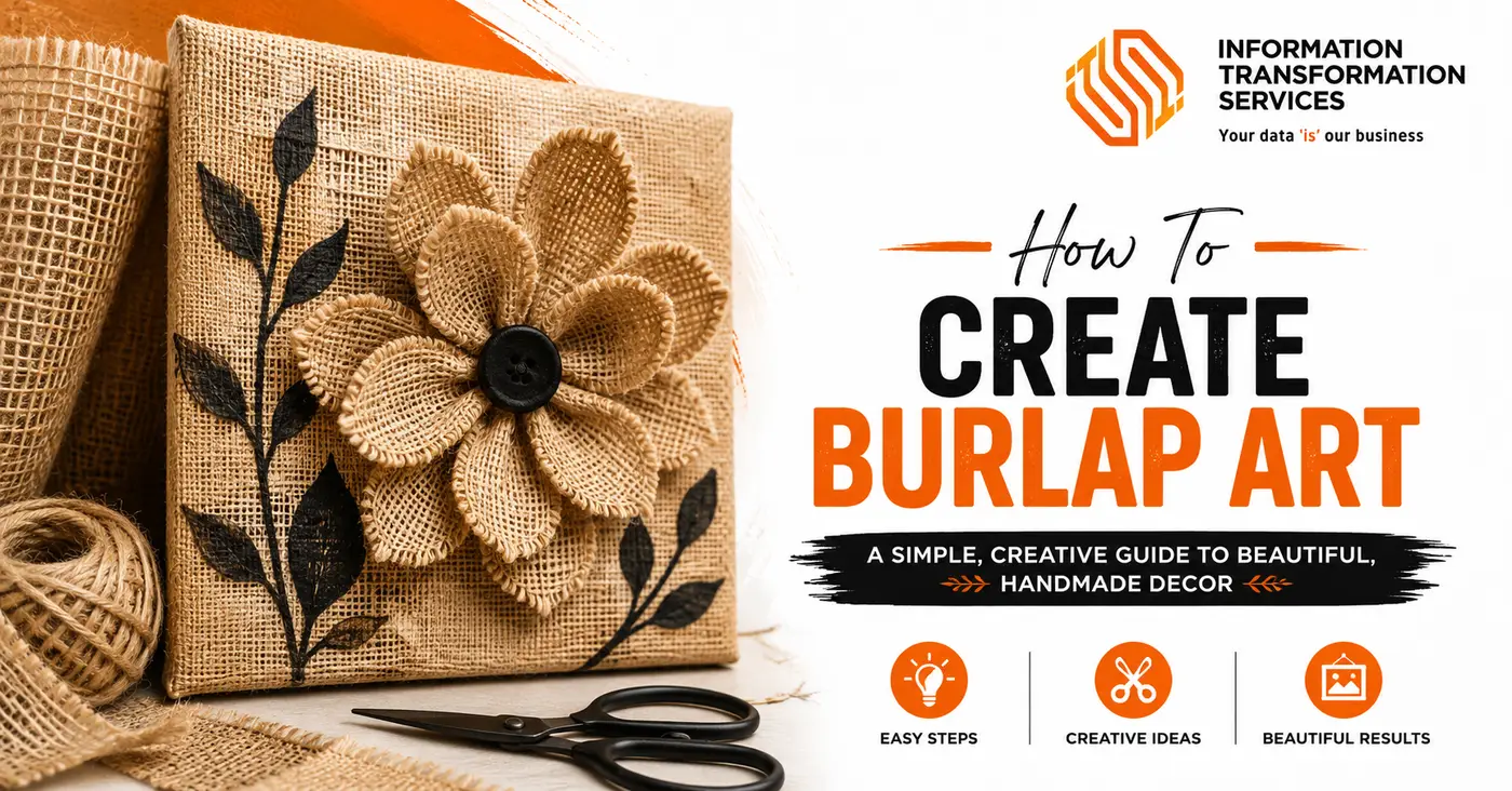 How To Create Burlap Art