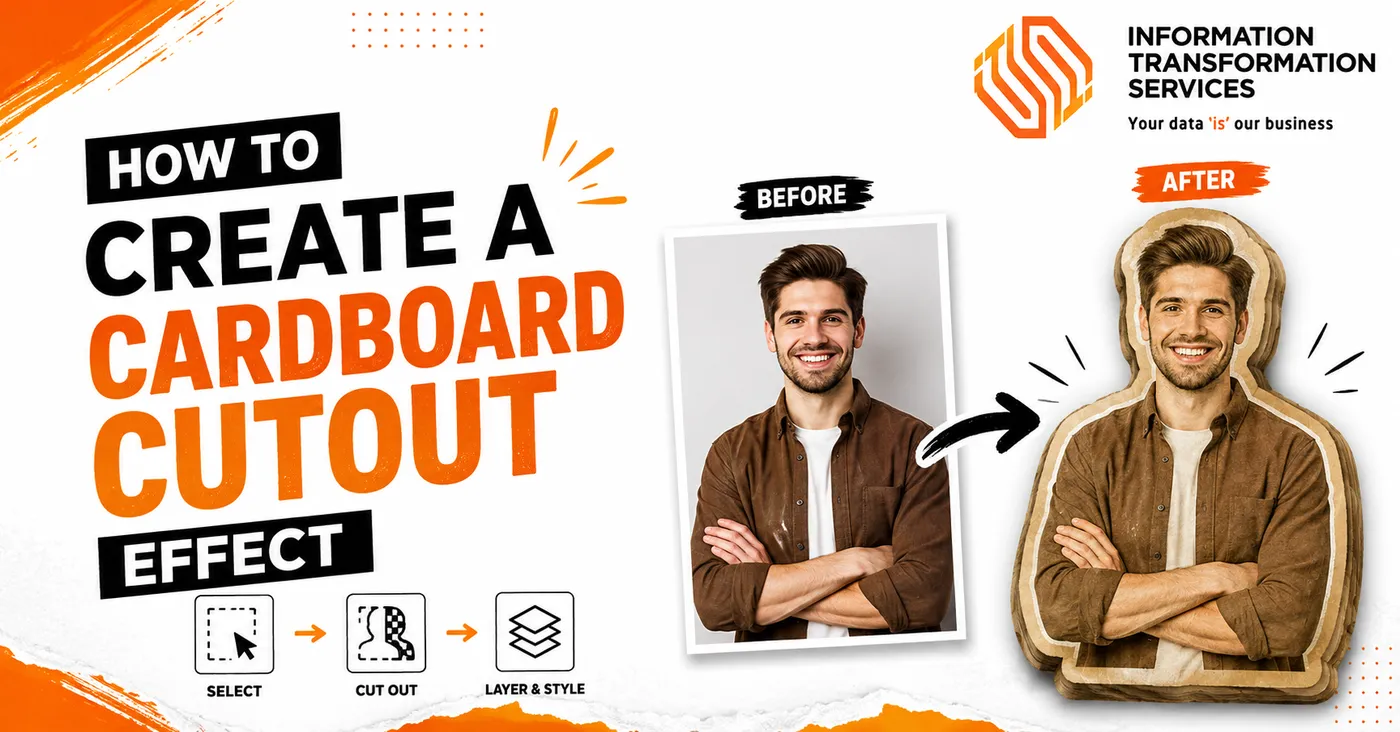 How To Create A Cardboard Cutout Effect