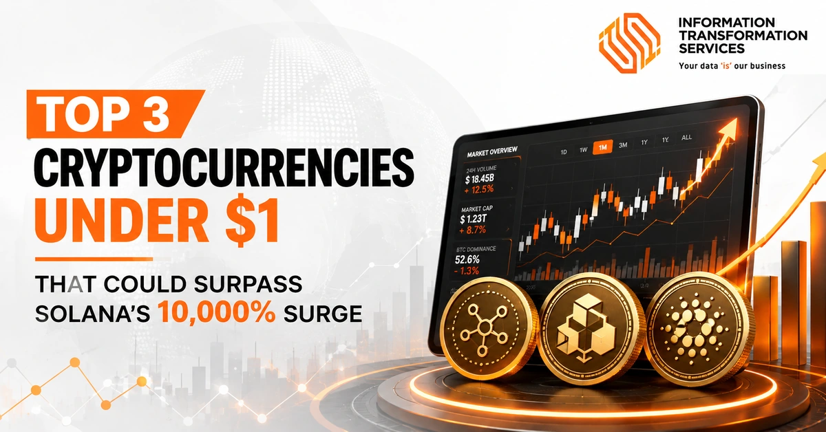 Top 3 Cryptocurrencies Under $1 That Could Surpass Solana’s 10,000% Surge