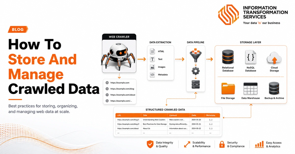 How To Store And Manage Crawled Data