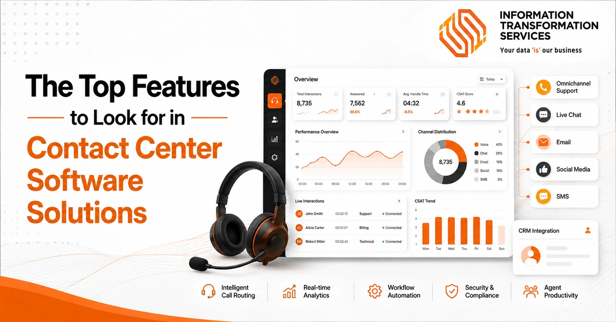 The Top Features to Look for in Contact Center Software Solutions