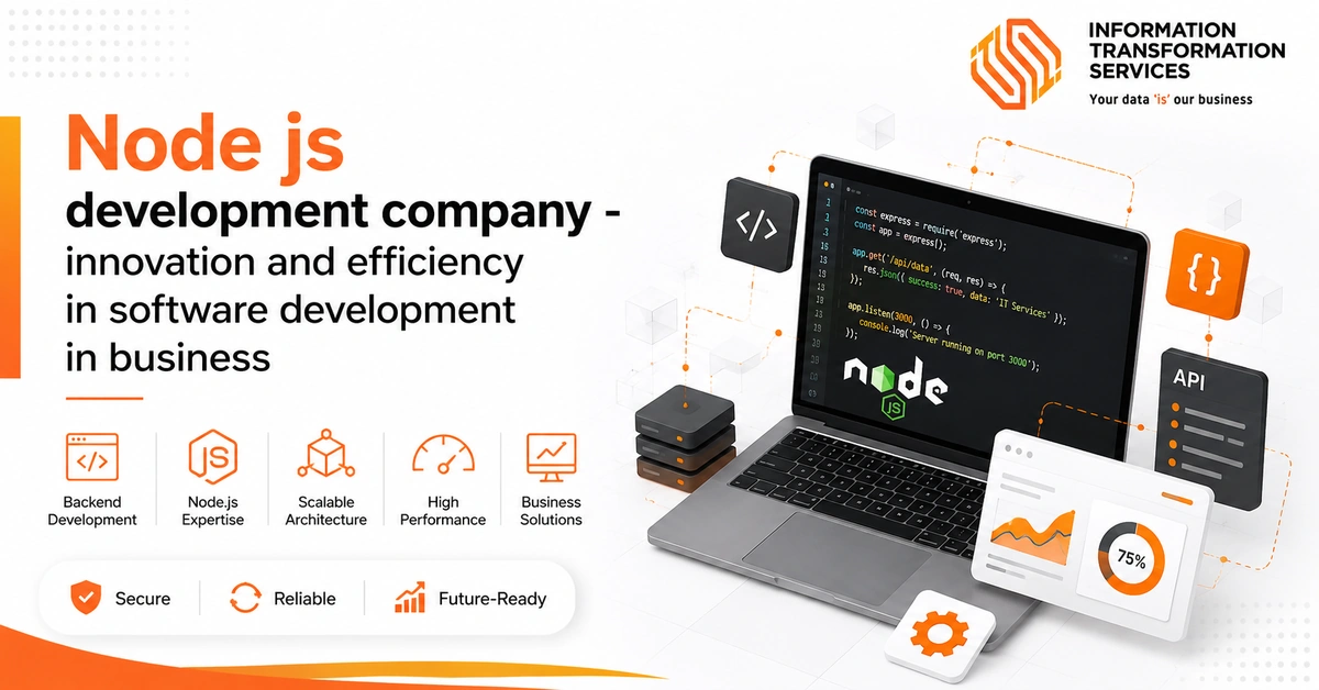 Node js development company – innovation and efficiency in software development in business