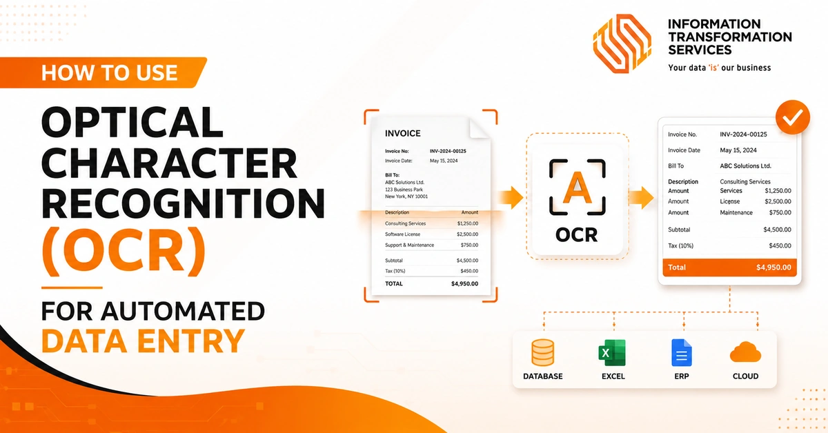 How To Use Optical Character Recognition (OCR) For Automated Data Entry