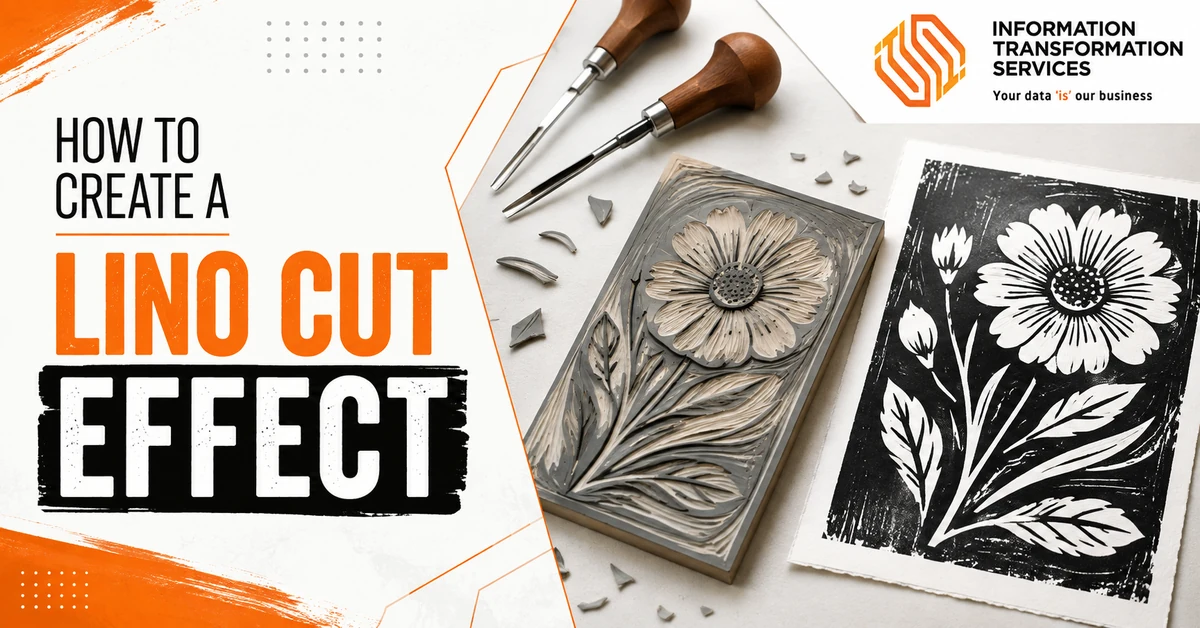 How To Create A Lino Cut Effect
