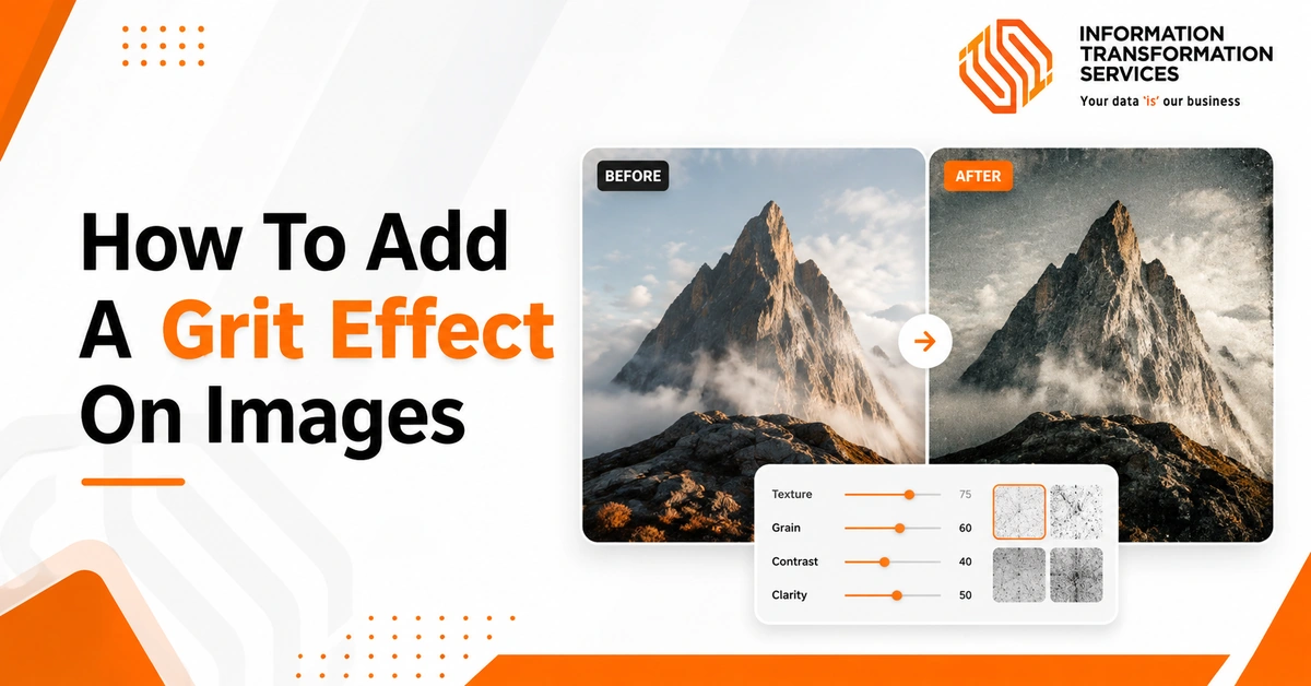 How To Add A Grit Effect On Images