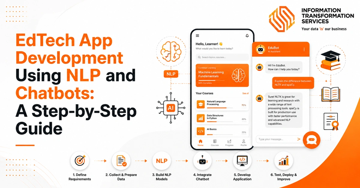 EdTech App Development Using NLP and Chatbots: A Step-by-Step Guide