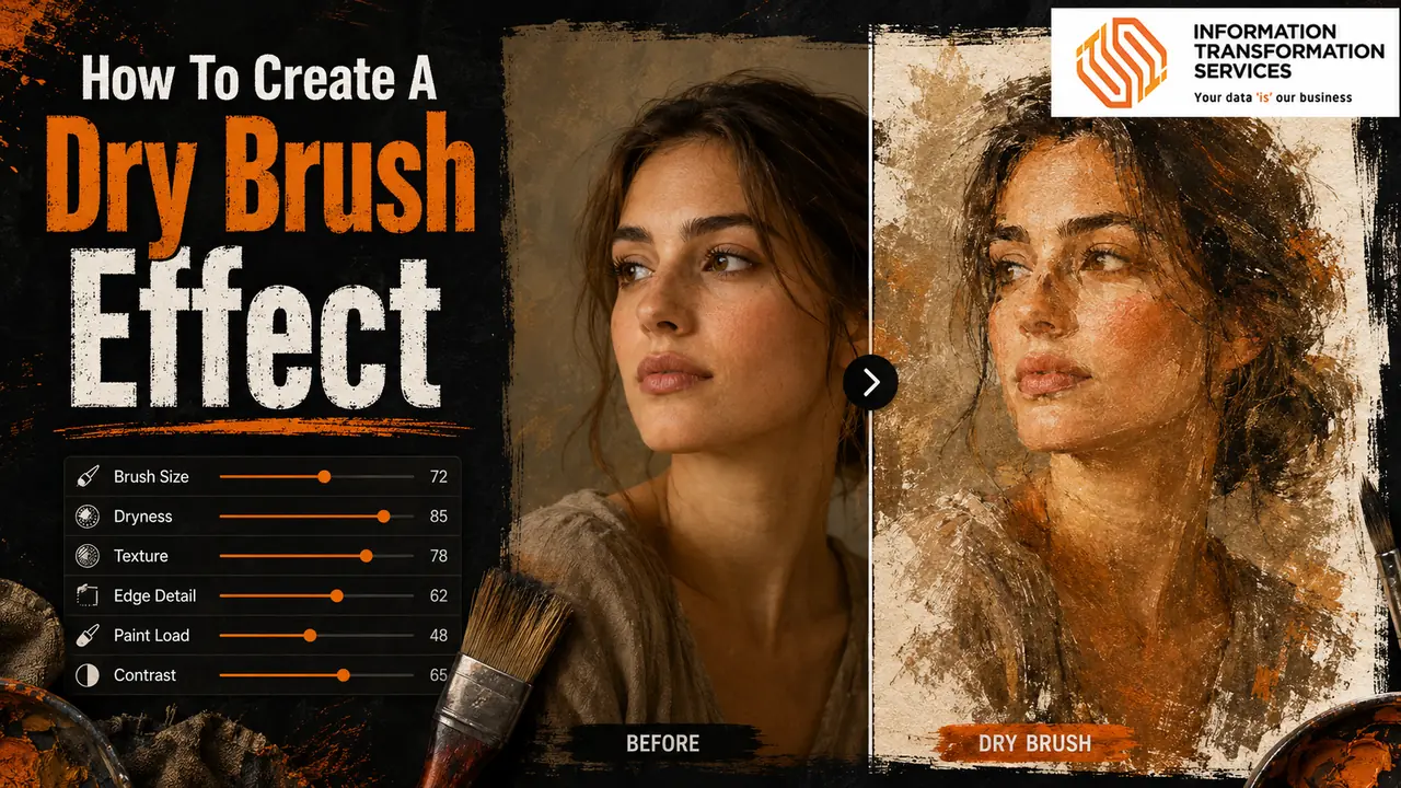 How To Create A Dry Brush Effect