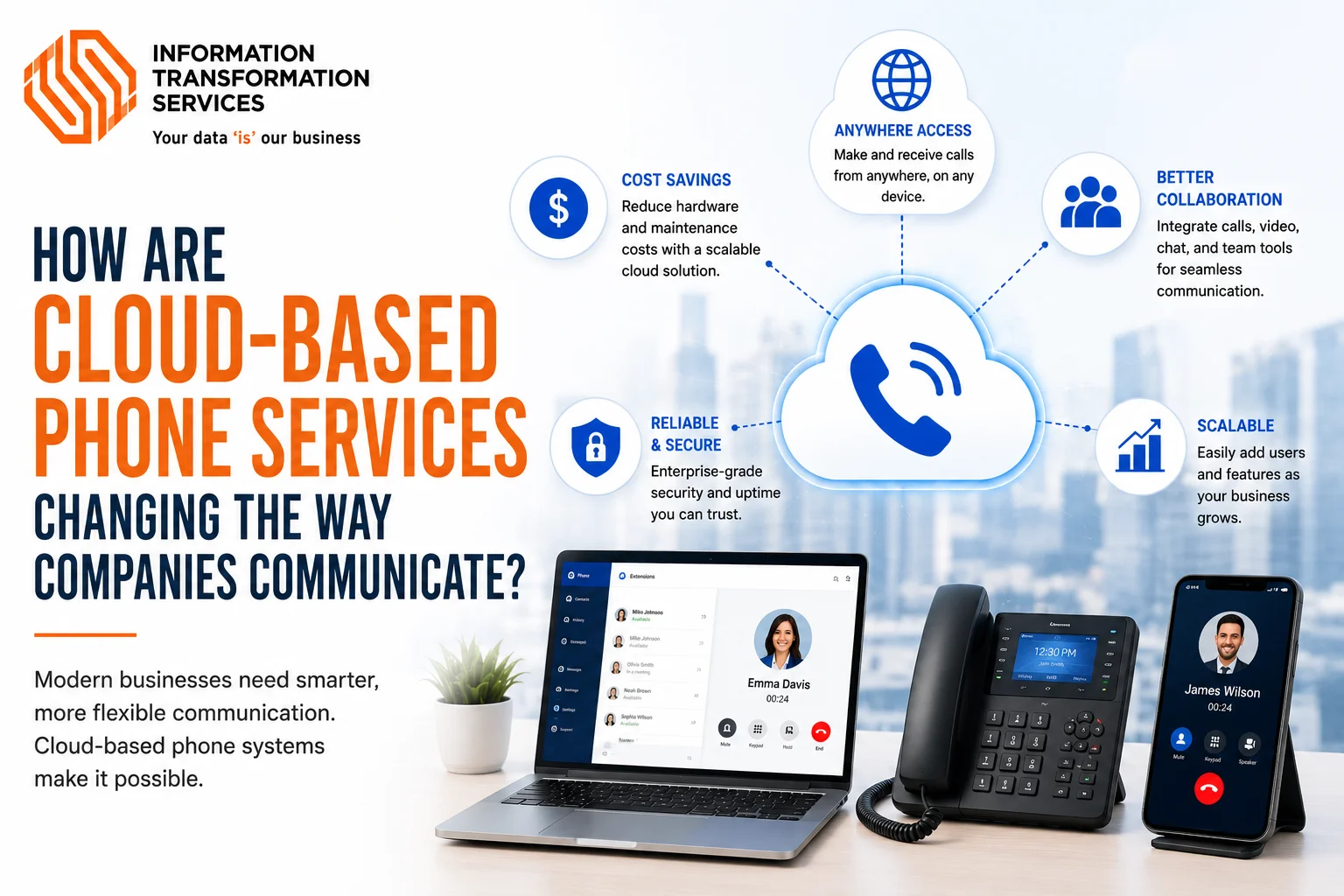 How are cloud-based phone services changing the way companies communicate?