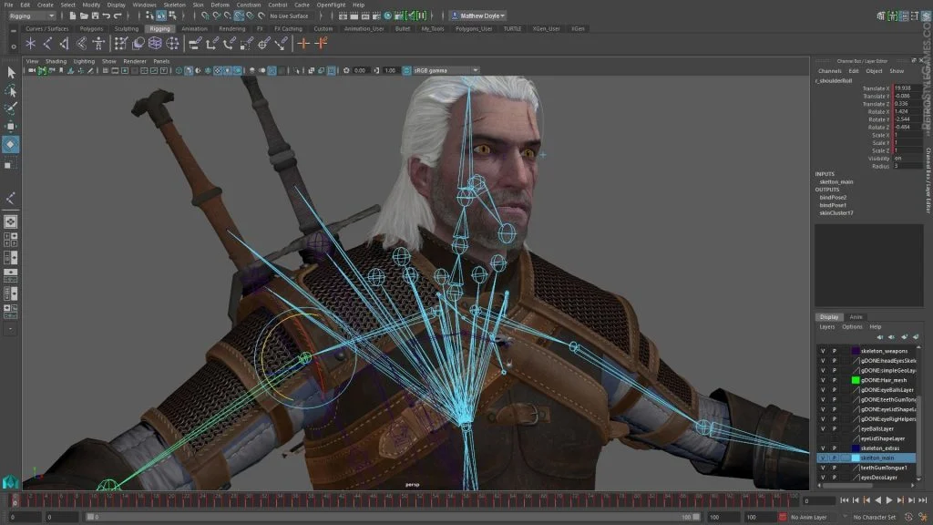 How to Rig a 3D Character in Maya for Game Animation