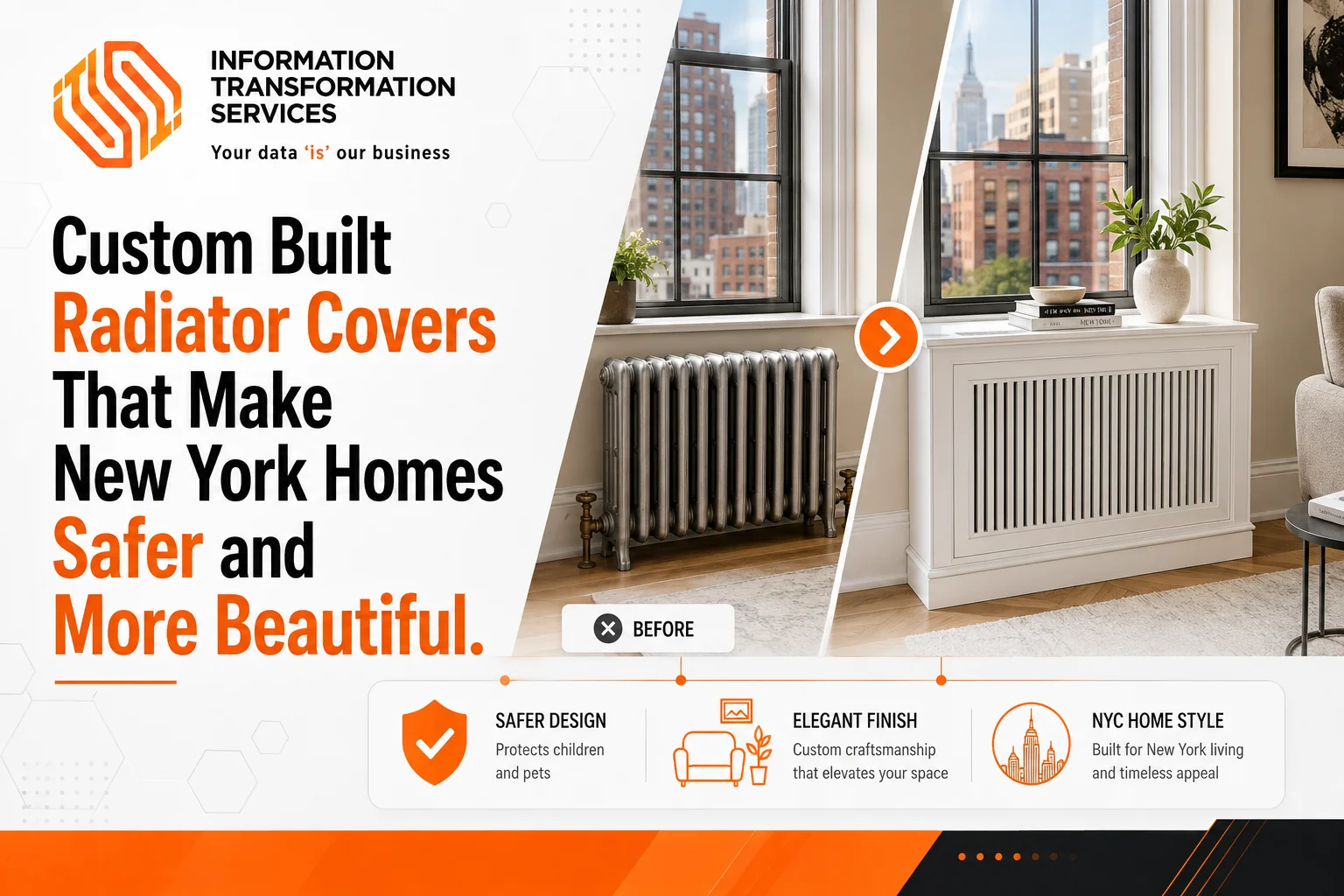 Custom Built Radiator Covers That Make New York Homes Safer and More Beautiful